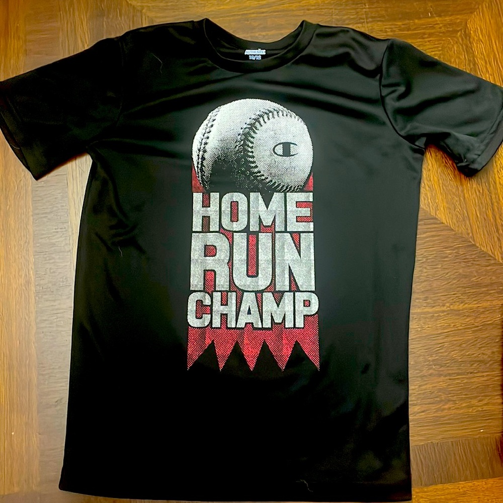 Champion Authentic polyester boys tee, size 10/12